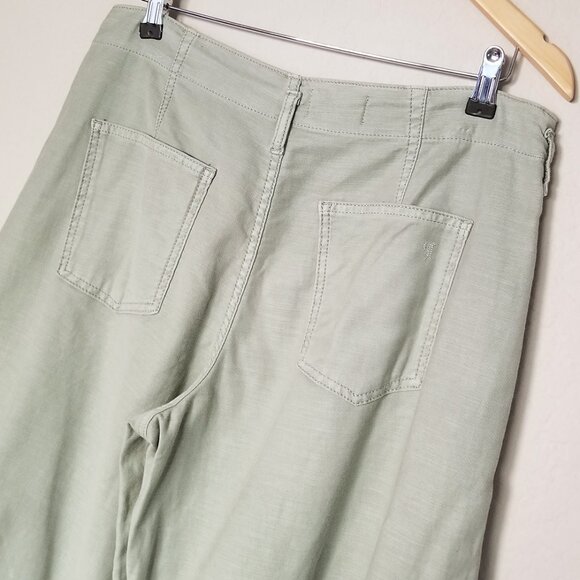NEW Anthropologie Pilcro The Vintage Bow Barrel Full Length Pants 29 Grey $148 - Picture 9 of 16